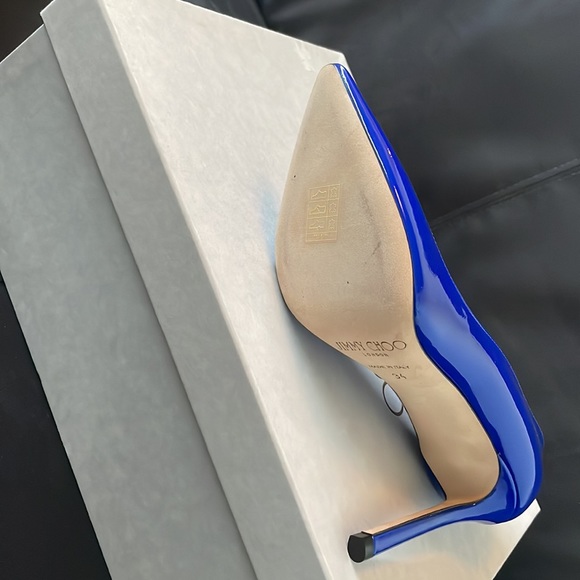 Jimmy Choo Romy Pumps, new, size 34, colbalt - Picture 3 of 7
